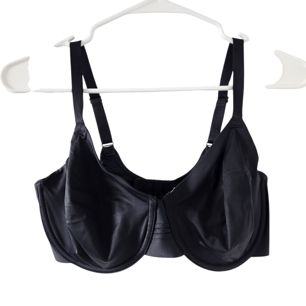 Wacoal Basic Beauty Bra 344DD Black Underwire Bra T-Shirt Bra